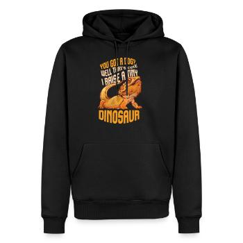Funny Bearded Dragon Pet Reptile Lizard Lover - Sweat à capuche Premium bio Homme - noir - Devant - Nico (187cm)
