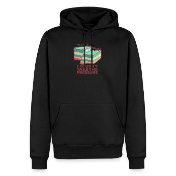 Drôle de T-shirt pun géologue | « C’est ma fille - Sweat à capuche Premium bio Homme - noir - Devant - Nico (187cm)