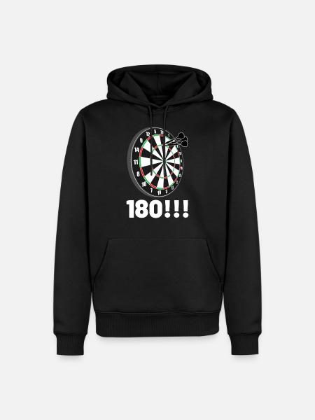 Dart 180 - Men’s Premium Organic Hoodie - black