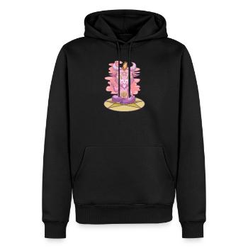 Pastel Goth Baphomet, Anime Witchcraft Baby - Männer Premium Bio Hoodie - Schwarz - Vorne - Nico (187cm)