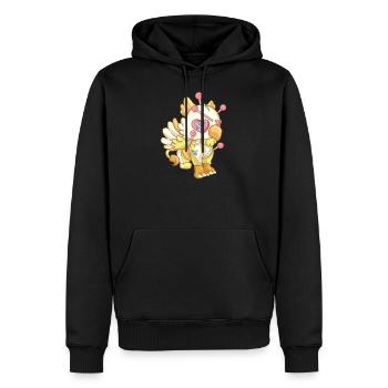Kawaii Pastel Goth Voodoo Doll Cute Creepy Griffin - Männer Premium Bio Hoodie - Schwarz - Vorne - Nico (187cm)
