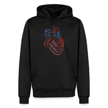 Heart Specialist I Anatomy Doctor Medical Biology - Männer Premium Bio Hoodie - Schwarz - Vorne - Nico (187cm)