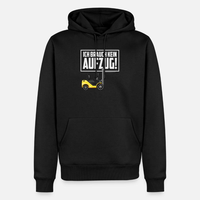 Gabelstapler Fahrer - Männer Premium Bio Hoodie - Schwarz