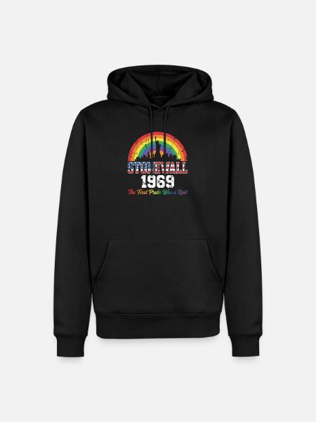 Pride Month LGBT – Stonewall 1969 - Männer Premium Bio Hoodie - Schwarz