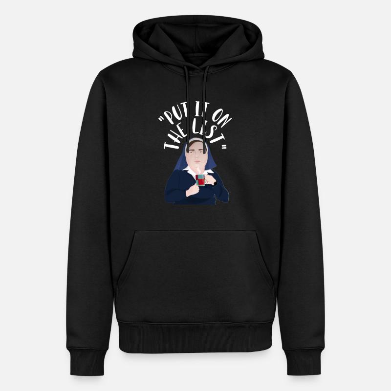 Schwester Michael Derry - Männer Premium Bio Hoodie - Schwarz
