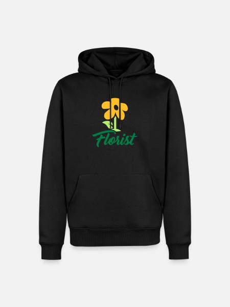 Florist - Men’s Premium Organic Hoodie - black