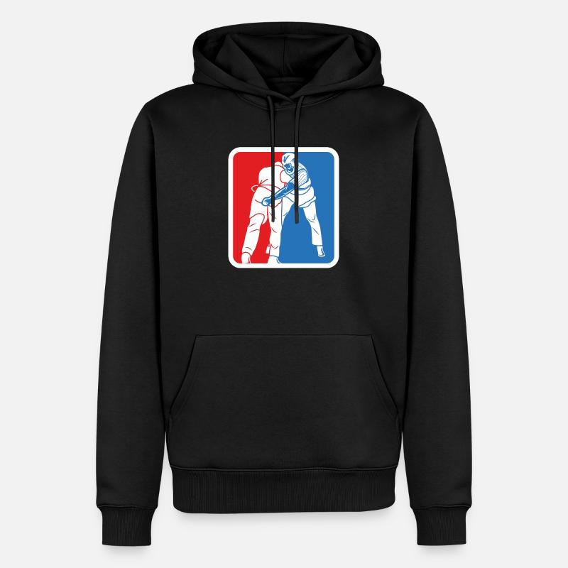 Ligue Suisse de Lutte - Sweat à capuche Premium bio Homme - noir