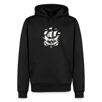 Piräus Griechenland - Männer Premium Bio Hoodie - Schwarz - Vorne - Nico (187cm)