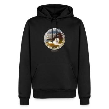 Whisky Spruch Single Malteser - Männer Premium Bio Hoodie - Schwarz - Vorne - Nico (187cm)