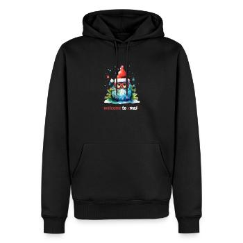 Merry Christmas - Männer Premium Bio Hoodie - Schwarz - Vorne - Nico (187cm)