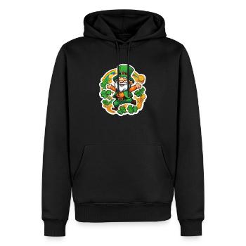Heiliger Patrick 1 - Männer Premium Bio Hoodie - Schwarz - Vorne - Nico (187cm)