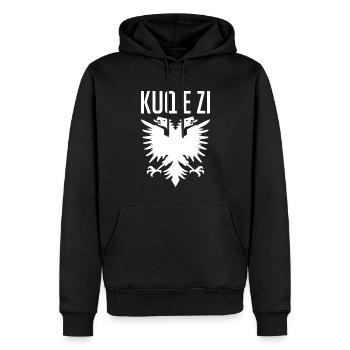 Albanien Adler albanisch Geschenk - Männer Premium Bio Hoodie - Schwarz - Vorne - Nico (187cm)