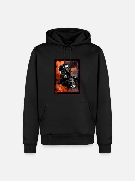 Fire Brigade Firefighter - Men’s Premium Organic Hoodie - black