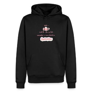 Börsenweisheit: sell in may and go away - Männer Premium Bio Hoodie - Schwarz - Vorne - Nico (187cm)