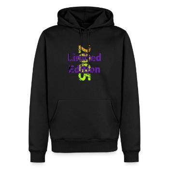 2005 Limited Edition - Männer Premium Bio Hoodie - Schwarz - Vorne - Nico (187cm)