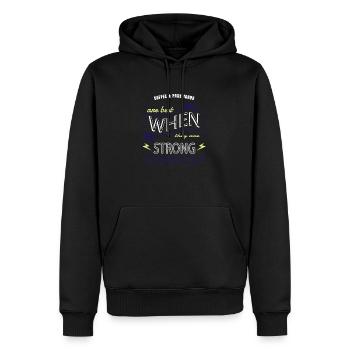 ethical hacker anonymous mask funny equestrian - Männer Premium Bio Hoodie - Schwarz - Vorne - Nico (187cm)
