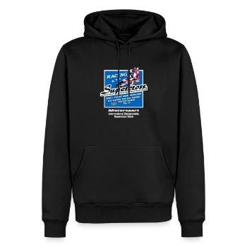 Moto Cross - Motocross - Supercross - Men’s Premium Organic Hoodie - black - Front - Nico (187cm)