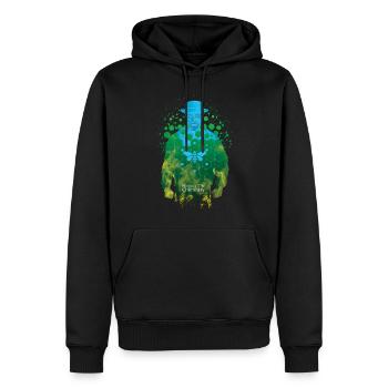 Breaking Bad Walter White Respect The Chemistry - Men’s Premium Organic Hoodie - black - Front - Nico (187cm)