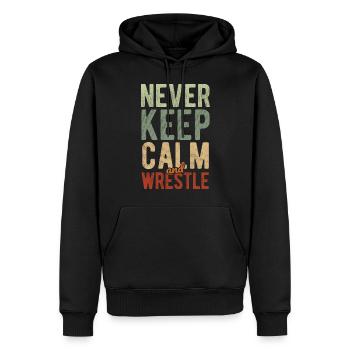 Grappling Martial Arts Wrestling - Männer Premium Bio Hoodie - Schwarz - Vorne - Nico (187cm)