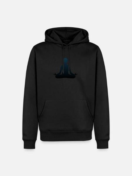 yoga posture 1509 o - Men’s Premium Organic Hoodie -