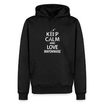 Liebes mayonnaise gewürz geschenk - Männer Premium Bio Hoodie - Schwarz - Vorne - Nico (187cm)