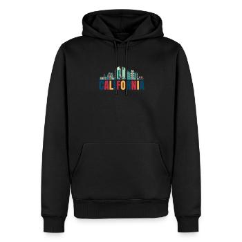 Liverpool Stadtbild Geschenk - Männer Premium Bio Hoodie - Schwarz - Vorne - Nico (187cm)