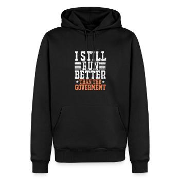 Bein Amputiert Arm Kämpfer Geschenk - Männer Premium Bio Hoodie - Schwarz - Vorne - Nico (187cm)