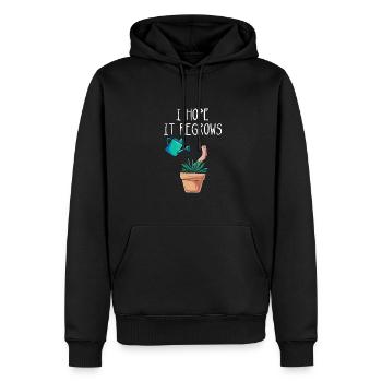 Bein Amputiert Arm Kämpfer Geschenk - Männer Premium Bio Hoodie - Schwarz - Vorne - Nico (187cm)