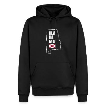Geschenk Des Staates Alabama - Männer Premium Bio Hoodie - Schwarz - Vorne - Nico (187cm)