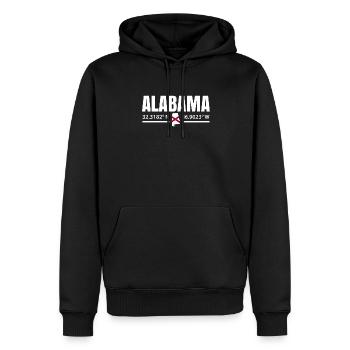 Alabama stolz geschenk - Männer Premium Bio Hoodie - Schwarz - Vorne - Nico (187cm)