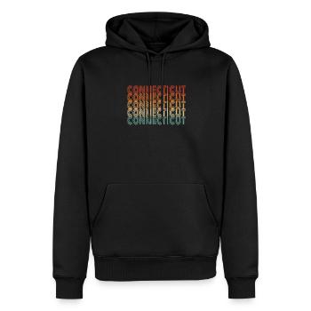 Connecticut abenteurer geschenk - Männer Premium Bio Hoodie - Schwarz - Vorne - Nico (187cm)