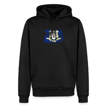 Connecticut flaggen stolz geschenk - Männer Premium Bio Hoodie - Schwarz - Vorne - Nico (187cm)