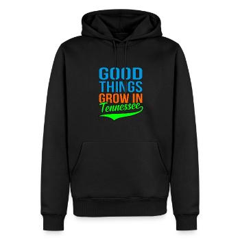 Grow In Tennessee Cadeau - Sweat à capuche Premium bio Homme - noir - Devant - Nico (187cm)
