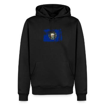 Geschenk Der Einwohner Von New Hampshire - Männer Premium Bio Hoodie - Schwarz - Vorne - Nico (187cm)