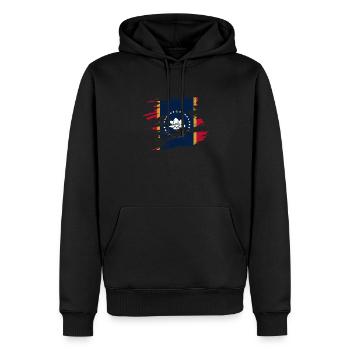Schönheit Von Mississippi geschenk - Männer Premium Bio Hoodie - Schwarz - Vorne - Nico (187cm)