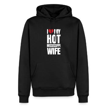 Mississippi ehefrau geschenk - Männer Premium Bio Hoodie - Schwarz - Vorne - Nico (187cm)