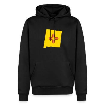 Beauté du nouveau-mexique cadeau - Sweat à capuche Premium bio Homme - noir - Devant - Nico (187cm)