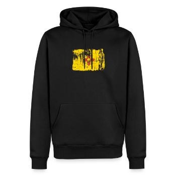 Nouveau-Mexique Home Gift - Sweat à capuche Premium bio Homme - noir - Devant - Nico (187cm)