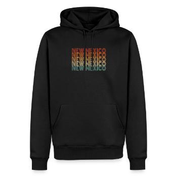 Cadeau pour les résidents du Nouveau-Mexique - Sweat à capuche Premium bio Homme - noir - Devant - Nico (187cm)