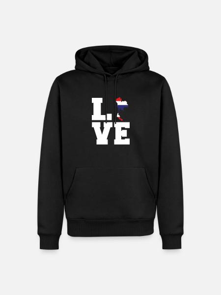 Thailand - Männer Premium Bio Hoodie - Schwarz