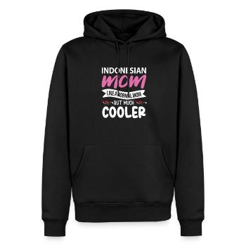 Indonesien Mama Geschenk - Männer Premium Bio Hoodie - Schwarz - Vorne - Nico (187cm)
