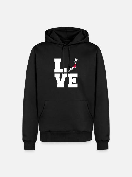 Love Japan gift - Men’s Premium Organic Hoodie - black