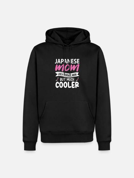 Cadeau Japan Mama - Sweat à capuche Premium bio Homme - noir