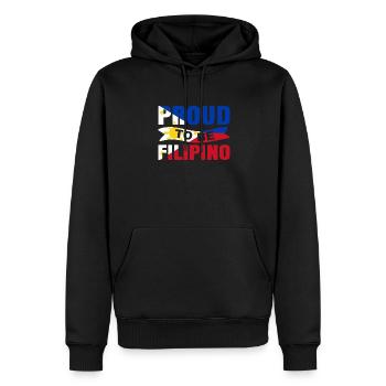 Stolz Darauf Ein Philippinisches Geschenk Zu Sein - Männer Premium Bio Hoodie - Schwarz - Vorne - Nico (187cm)