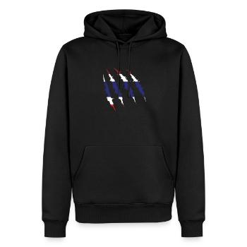 Voyage Thaïlande Cadeau - Sweat à capuche Premium bio Homme - noir - Devant - Nico (187cm)