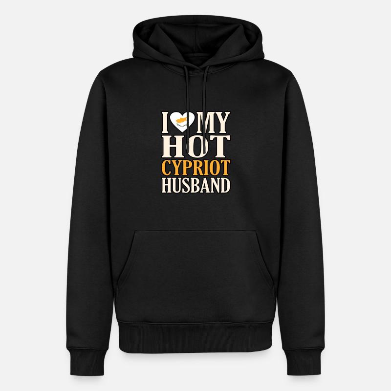 Zypern - Männer Premium Bio Hoodie - Schwarz