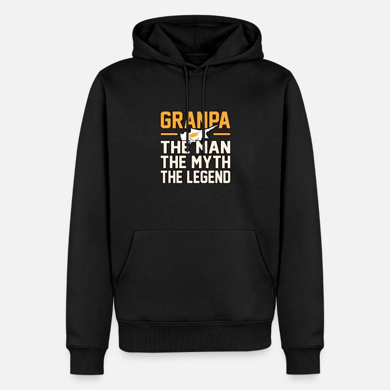 Zypern - Männer Premium Bio Hoodie - Schwarz