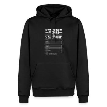 Sprachtherapeut Logopäde Geschenk - Männer Premium Bio Hoodie - Schwarz - Vorne - Nico (187cm)