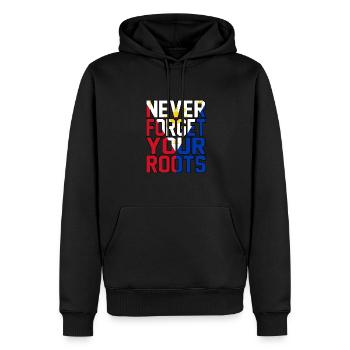 Philippinen - Männer Premium Bio Hoodie - Schwarz - Vorne - Nico (187cm)