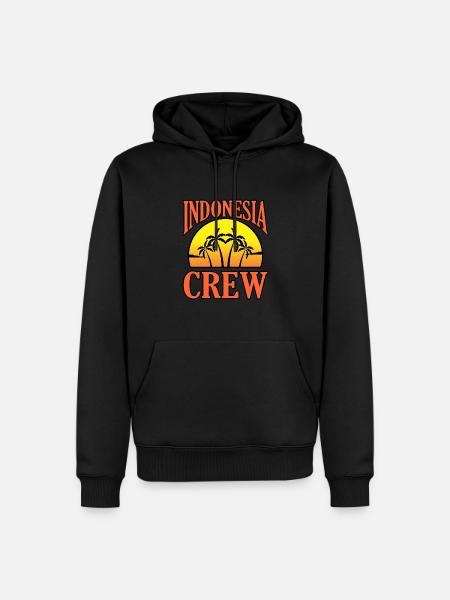 Indonesia - Men’s Premium Organic Hoodie - black